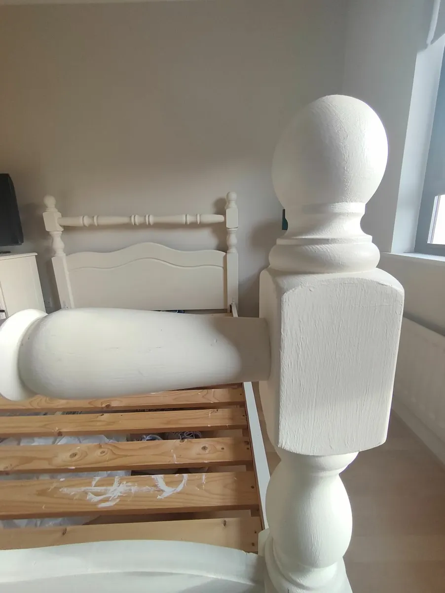 Solid Pine Bed Frame and bedroom furniture - Image 2