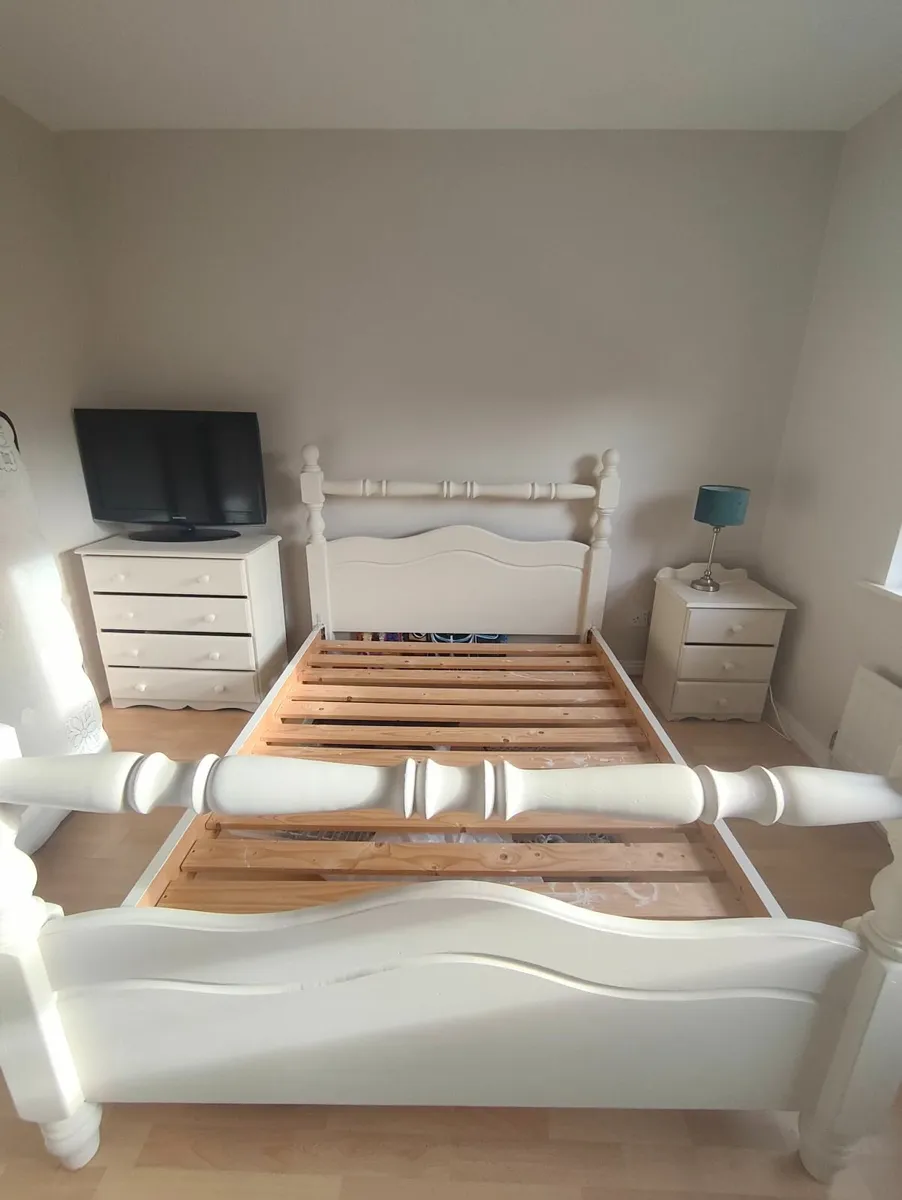 Solid Pine Bed Frame and bedroom furniture - Image 1