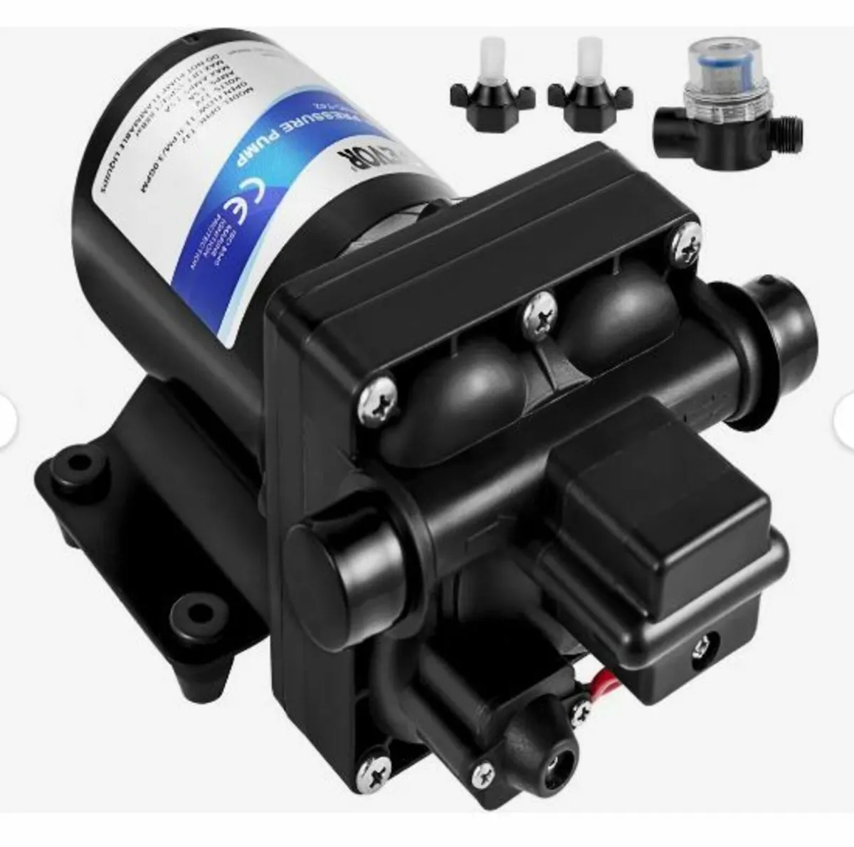 Fresh Water Pump, 12 V Self Priming Sprayer - Image 1