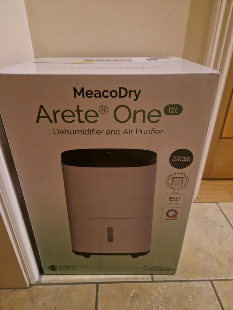 MeacoDry Arete One 12L Dehumidifier Air Purifier - Image 1