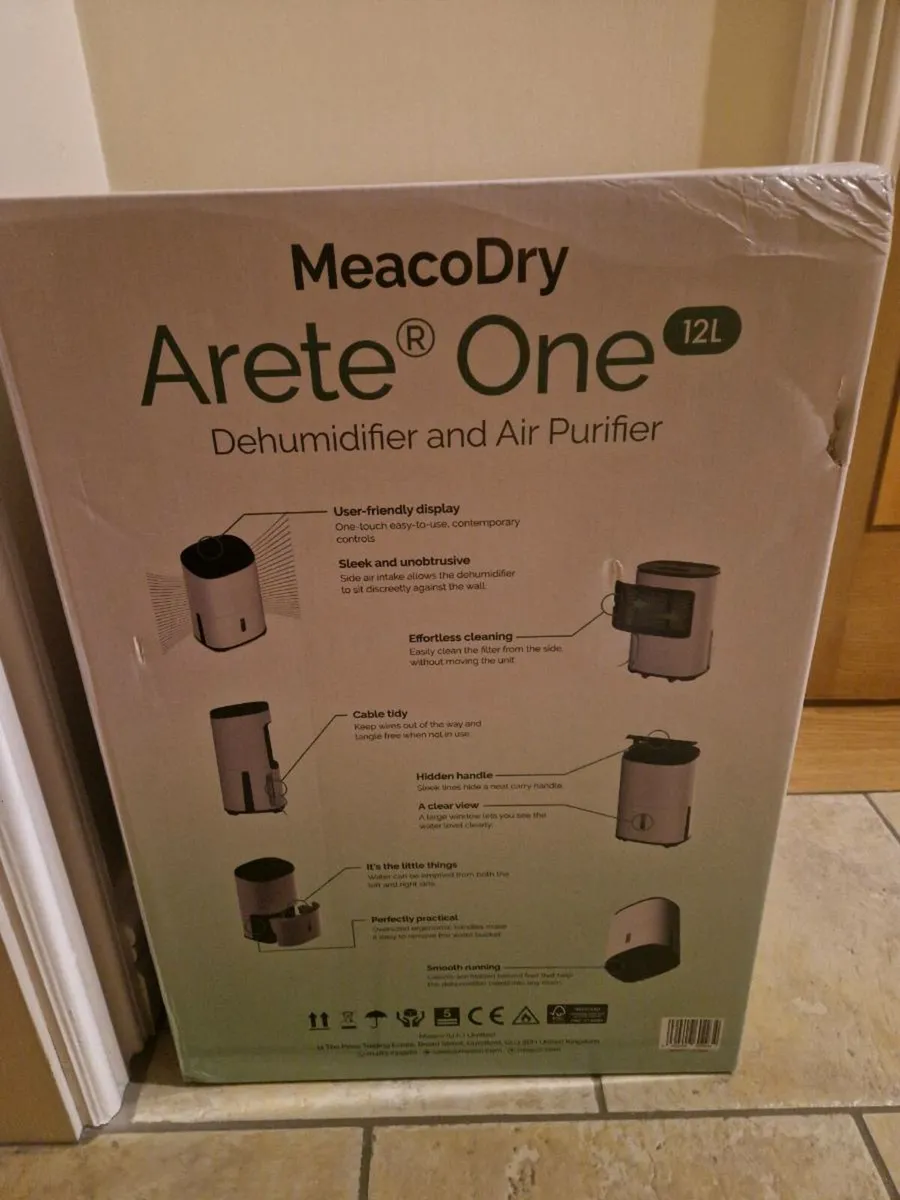 MeacoDry Arete One 12L Dehumidifier Air Purifier - Image 2