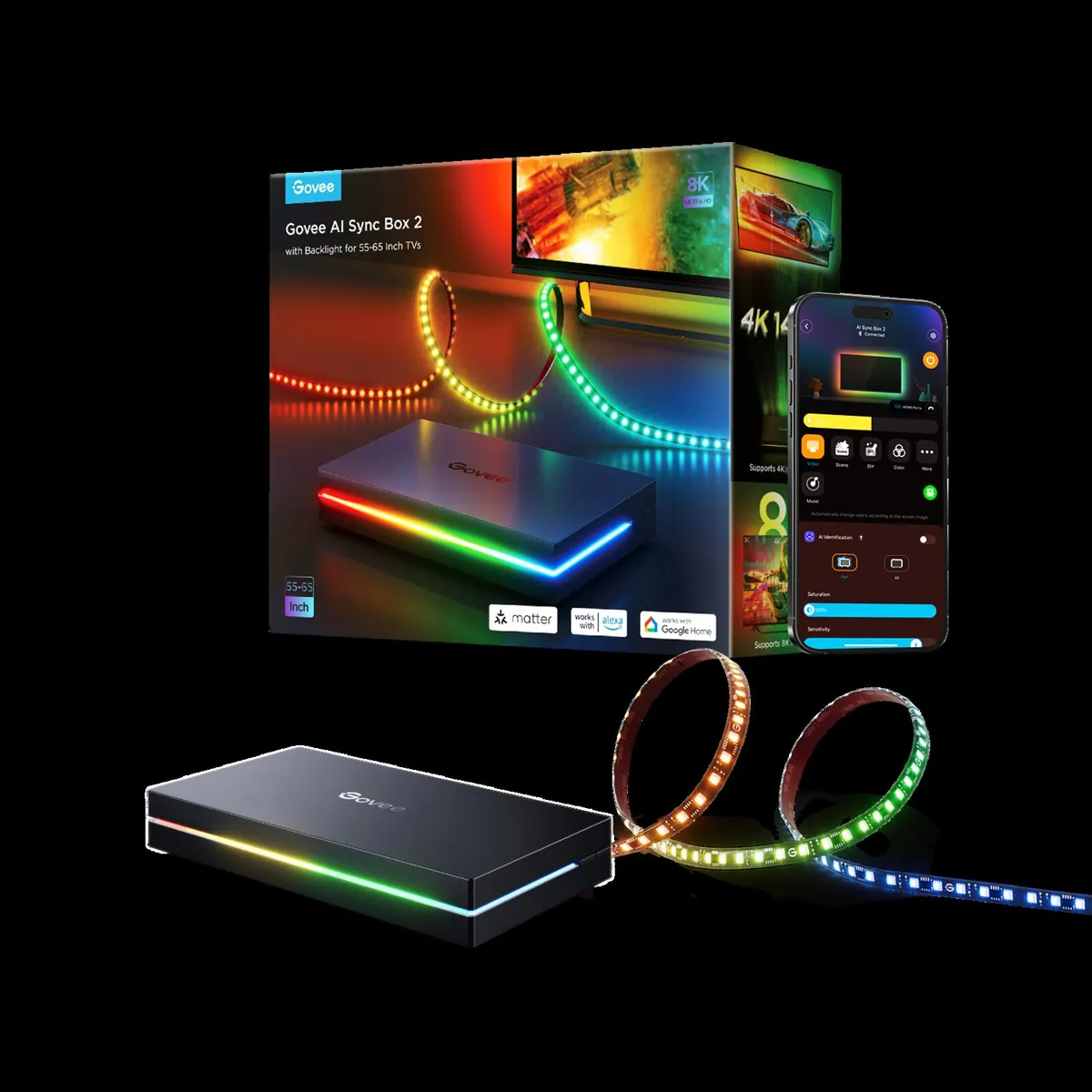 Govee Sync Box 2H6604 (for 55-65 inch TVs)

Charge - Image 4