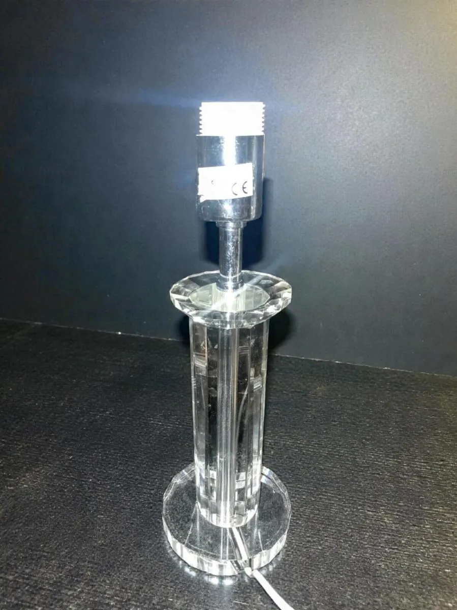 Heavy Galway Crystal lamp - Image 1