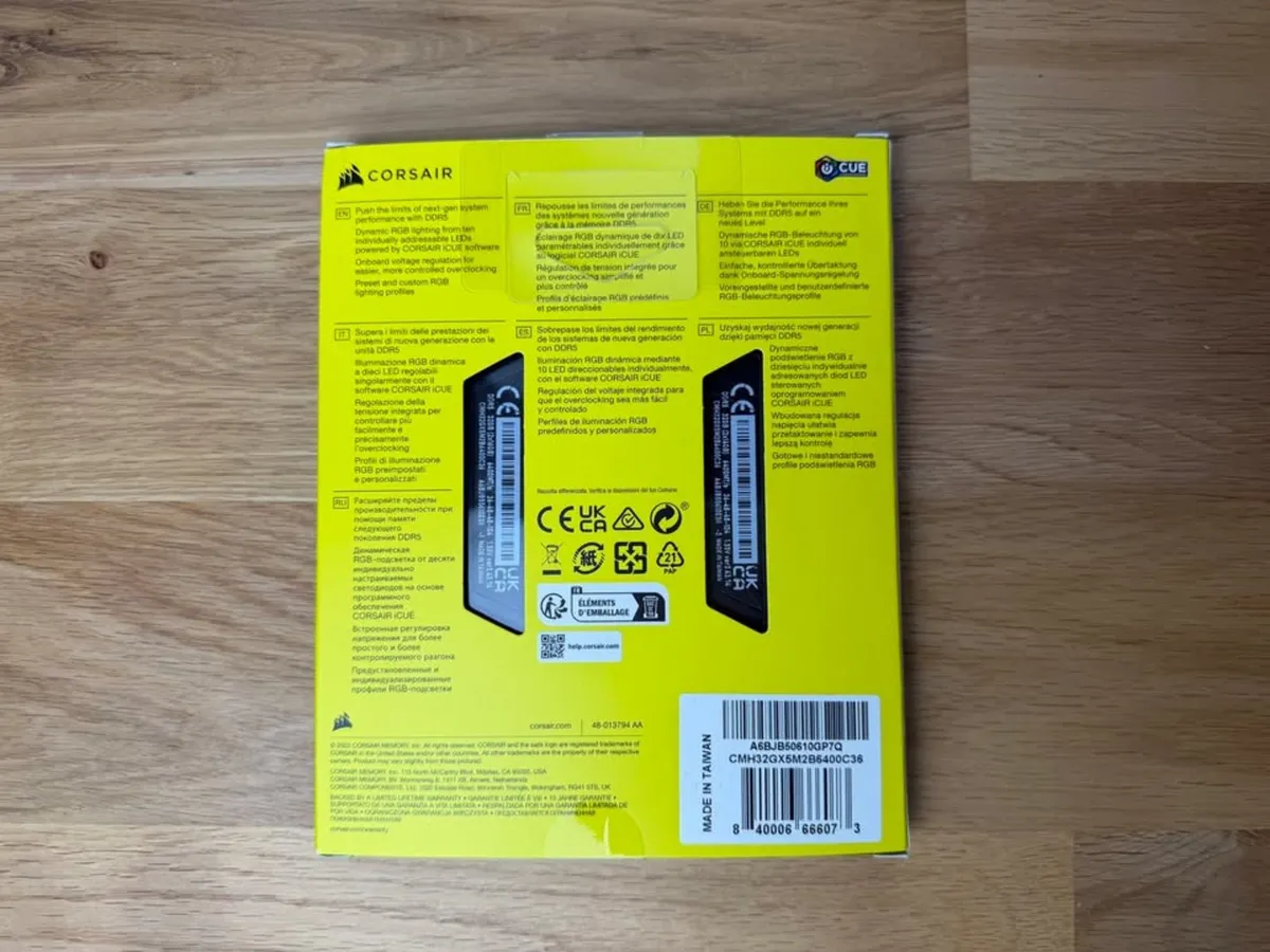 Corsair 32GB DDR5 6400 MHz Vengeance RGB - Image 3