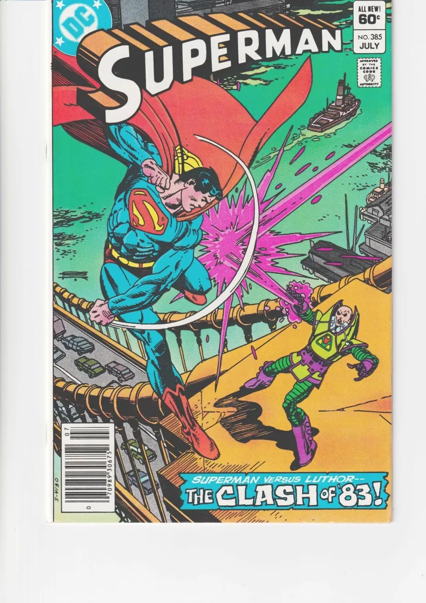 SUPERMAN #385 “THE CLASH OF 83” (1983) DC - Image 1