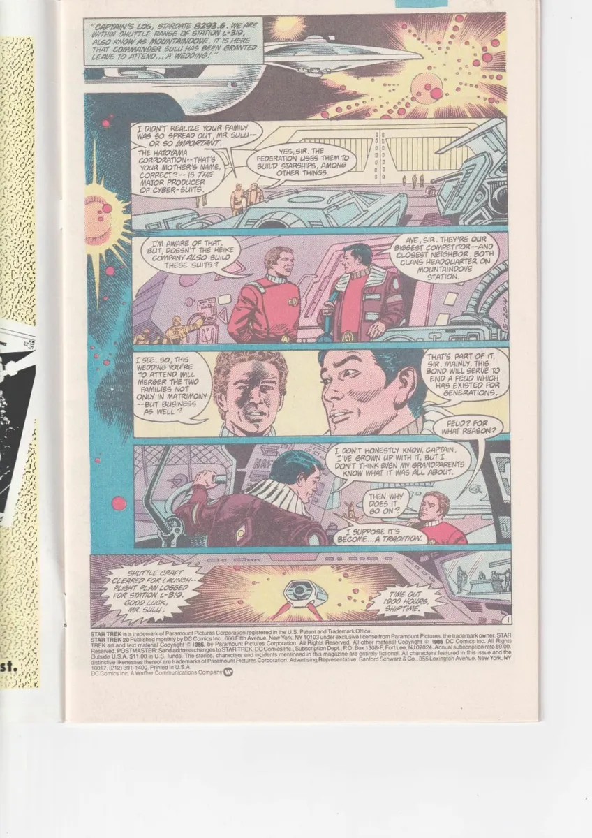 STAR TREK #20 Giri (1985) DC MODERN AGE COMIC - Image 2