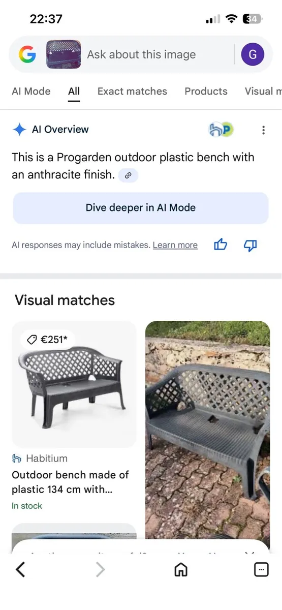 Durable outdoor bench - Image 2