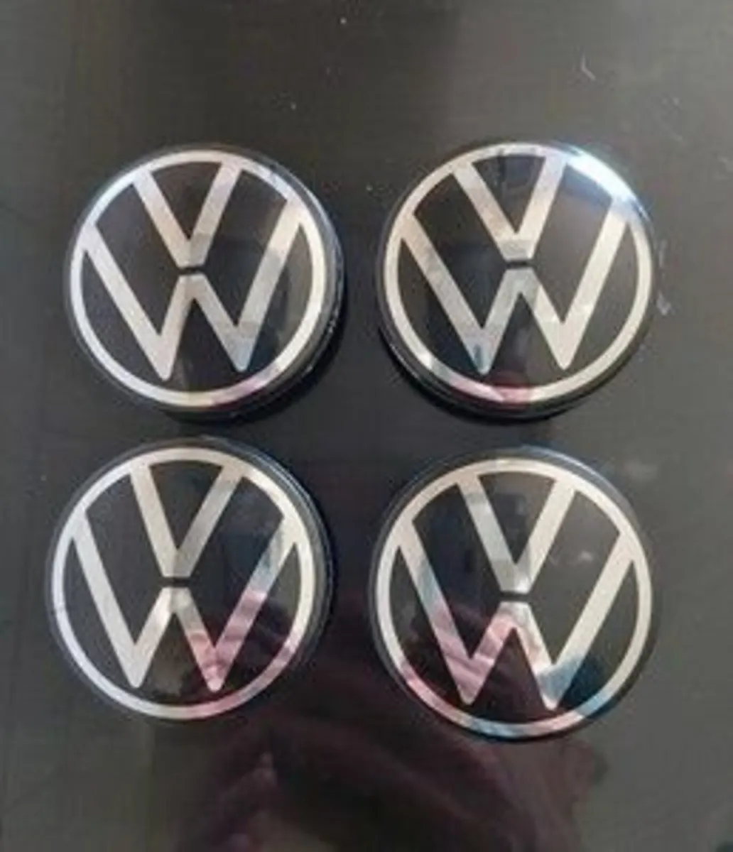 Set of 4 x Volkswagen Centre Caps 65mm Caps