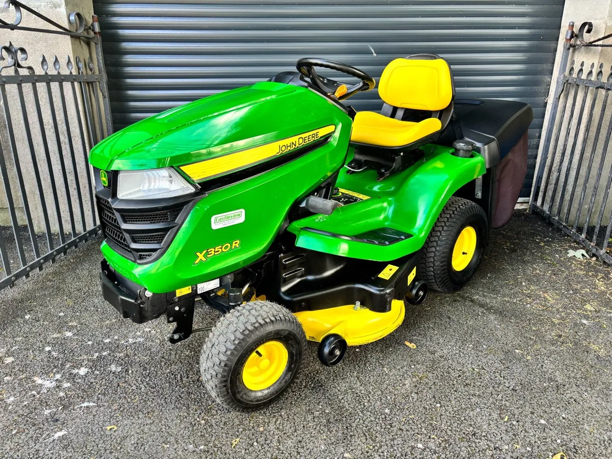 Used 2018 John Deere X350R Ride On Lawnmower - Image 1