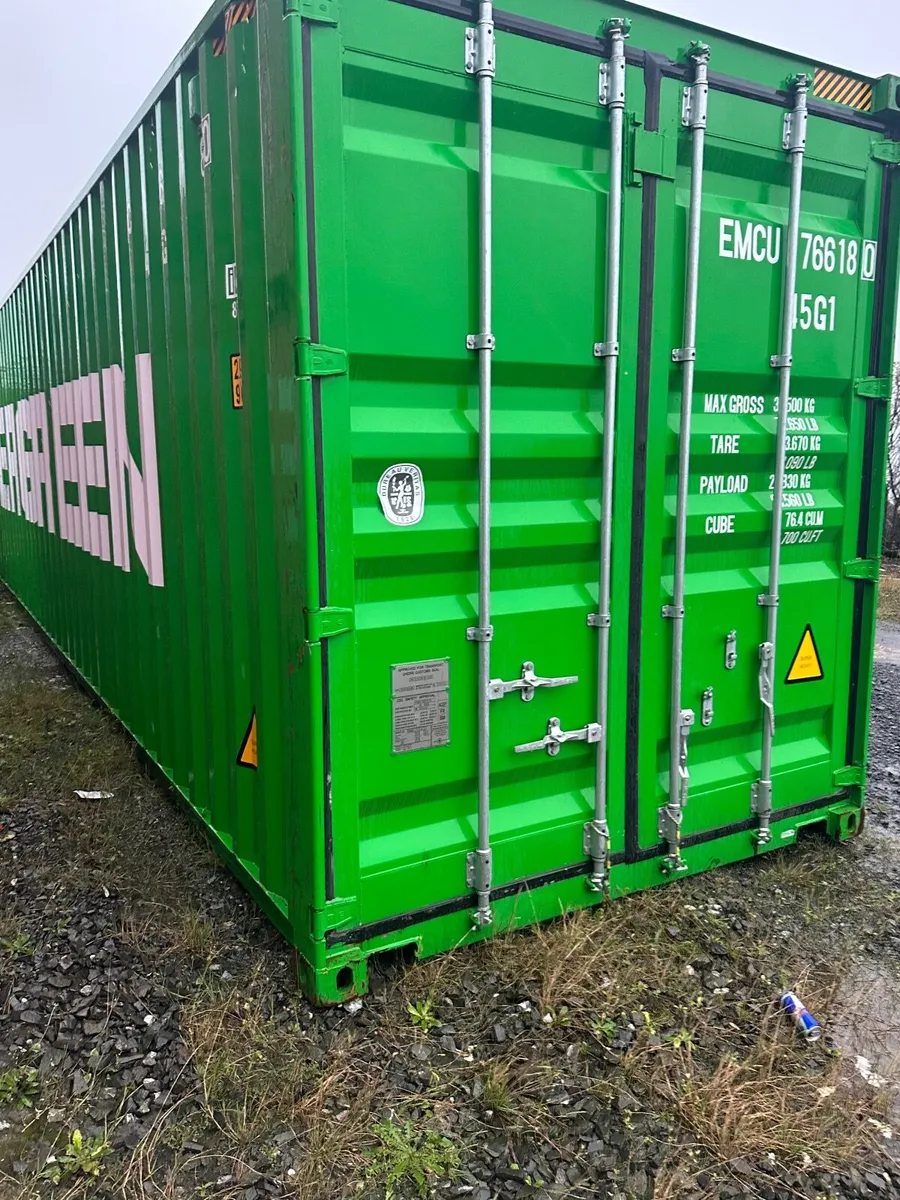 40ft evergreen containers - Image 1