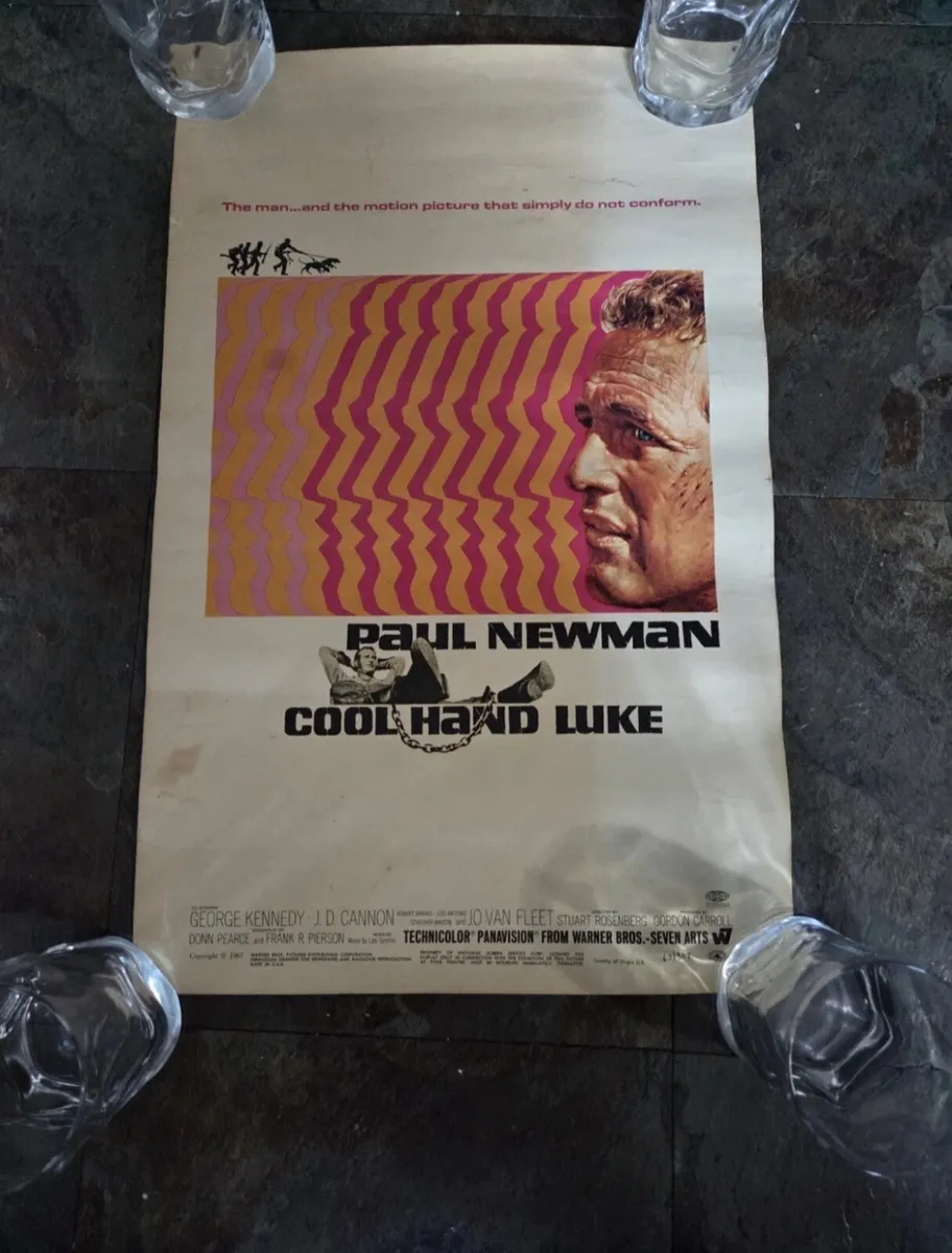 Movie poster, cool hand Luke