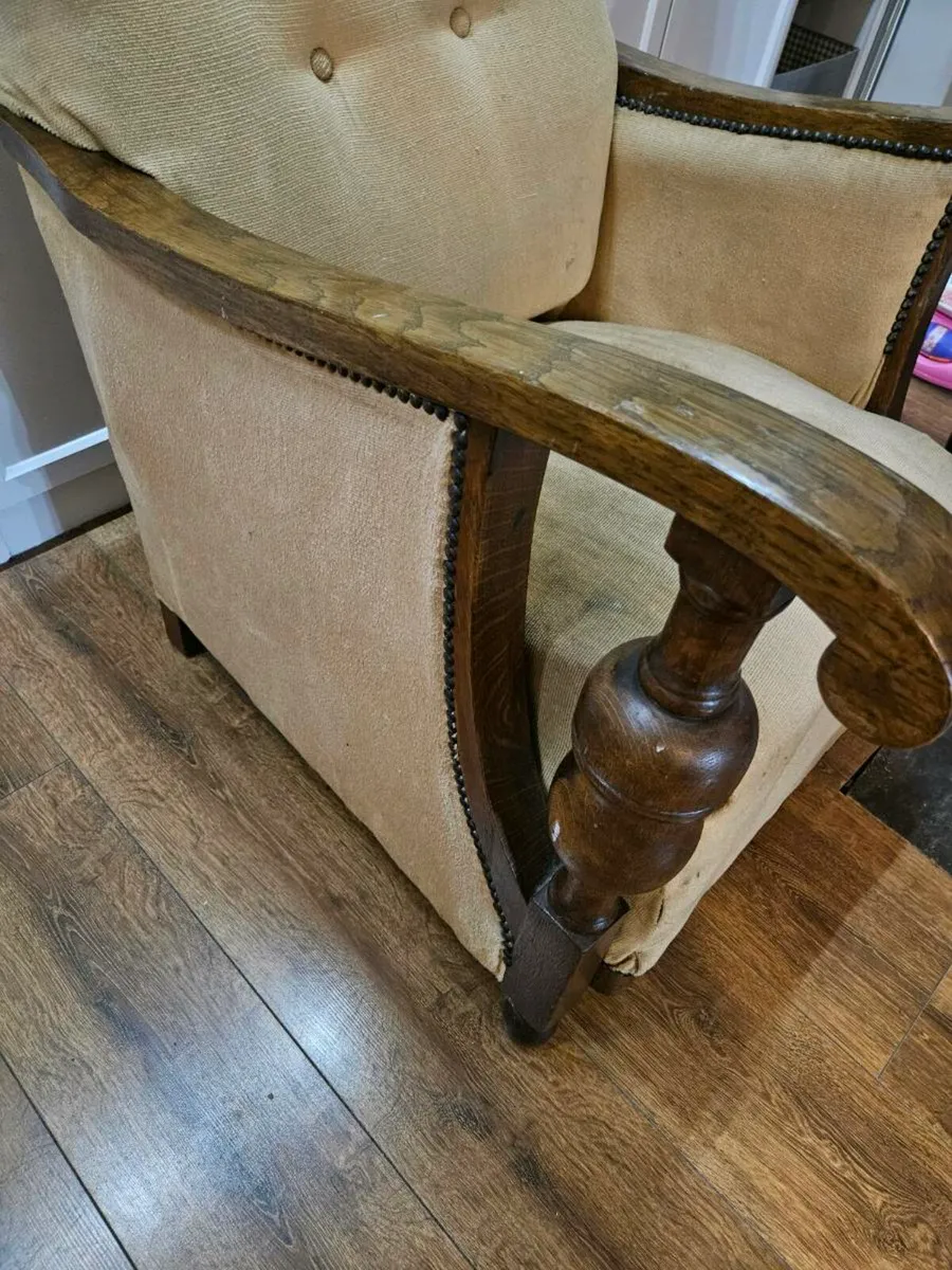 Vintage Low Armchair - Image 2