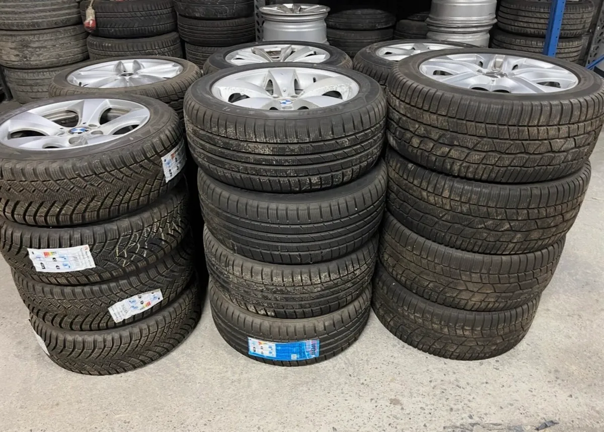 Winter new tyres on spare wheels - Image 1