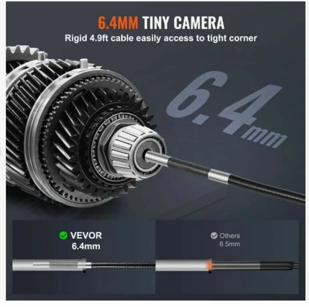 Articulating Borescope Camera with Light - Image 3