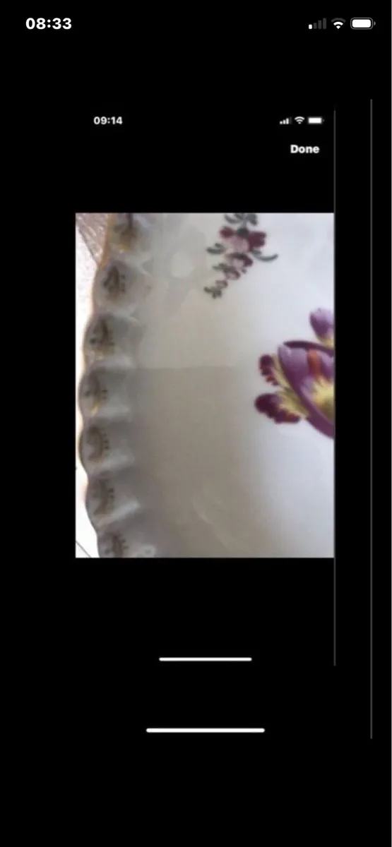 Antique Hand Painted Meissen Dish - Image 3