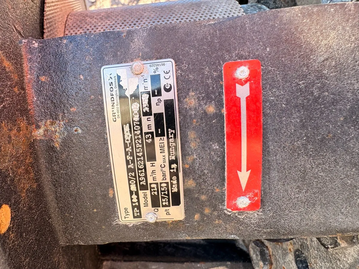 Grundfos TP 100-620 circulation pump-37kw motor - Image 2