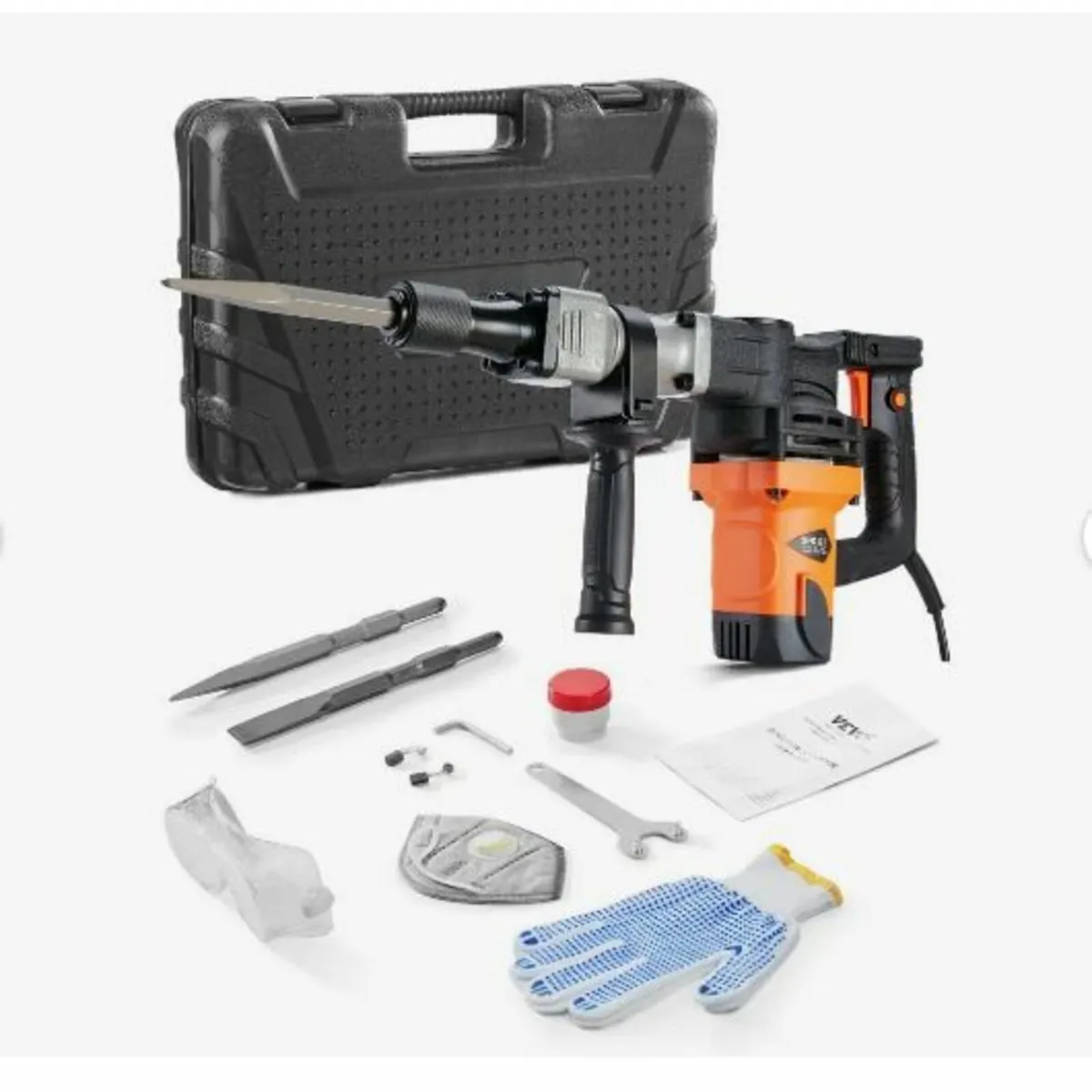 Demolition Jack Hammer Concrete Breaker 1400W - Image 3