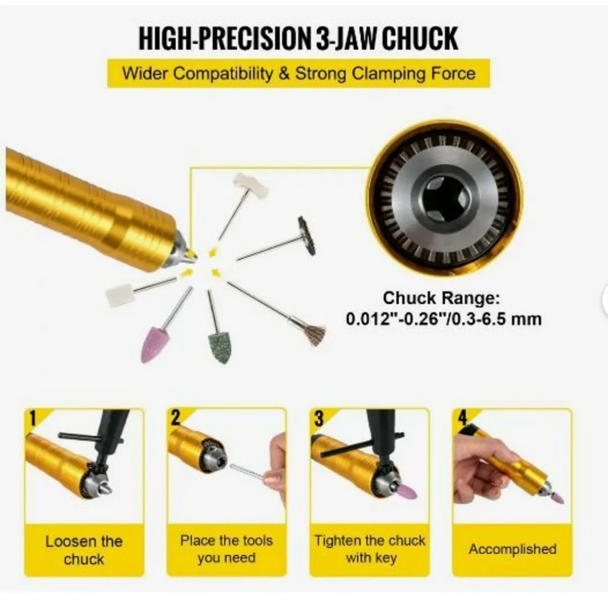 Flex Shaft Grinder 780W Rotary Tool - Image 4