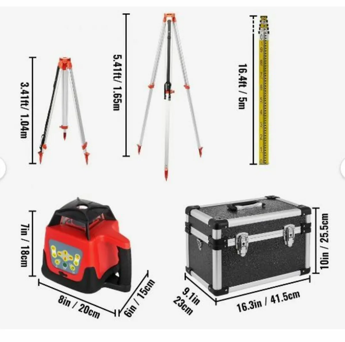 Green Rotary Laser Level Kit with Adjustable - Image 3