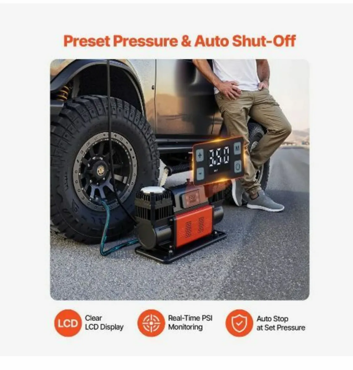 Dual-Cylinder Heavy Duty Air Compressor - Image 4