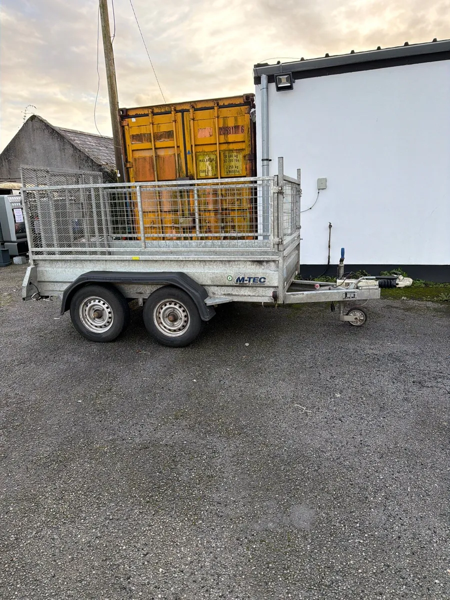 2024 mtec 8 x5 braked double axle - Image 1