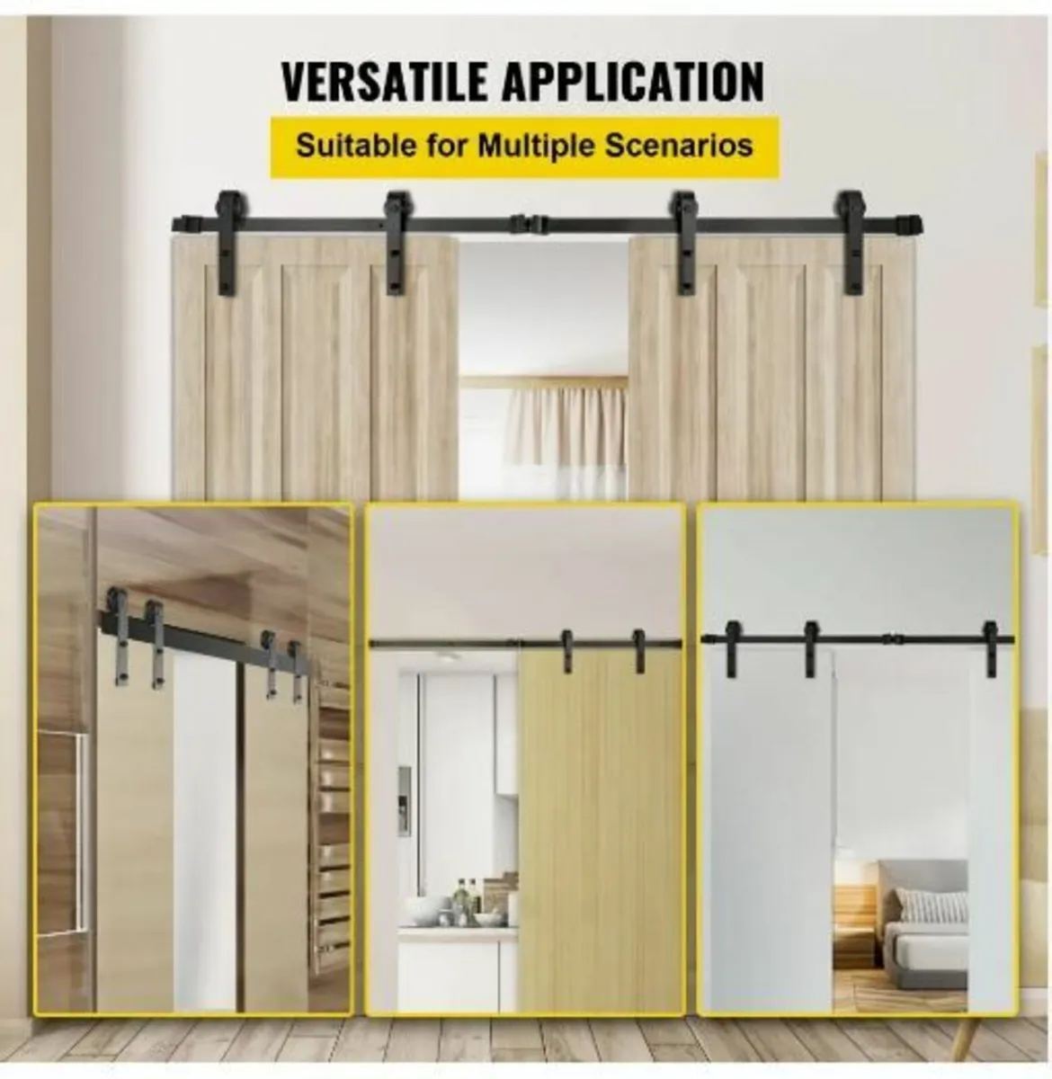 Sliding Barn Door Hardware Kit - Image 2