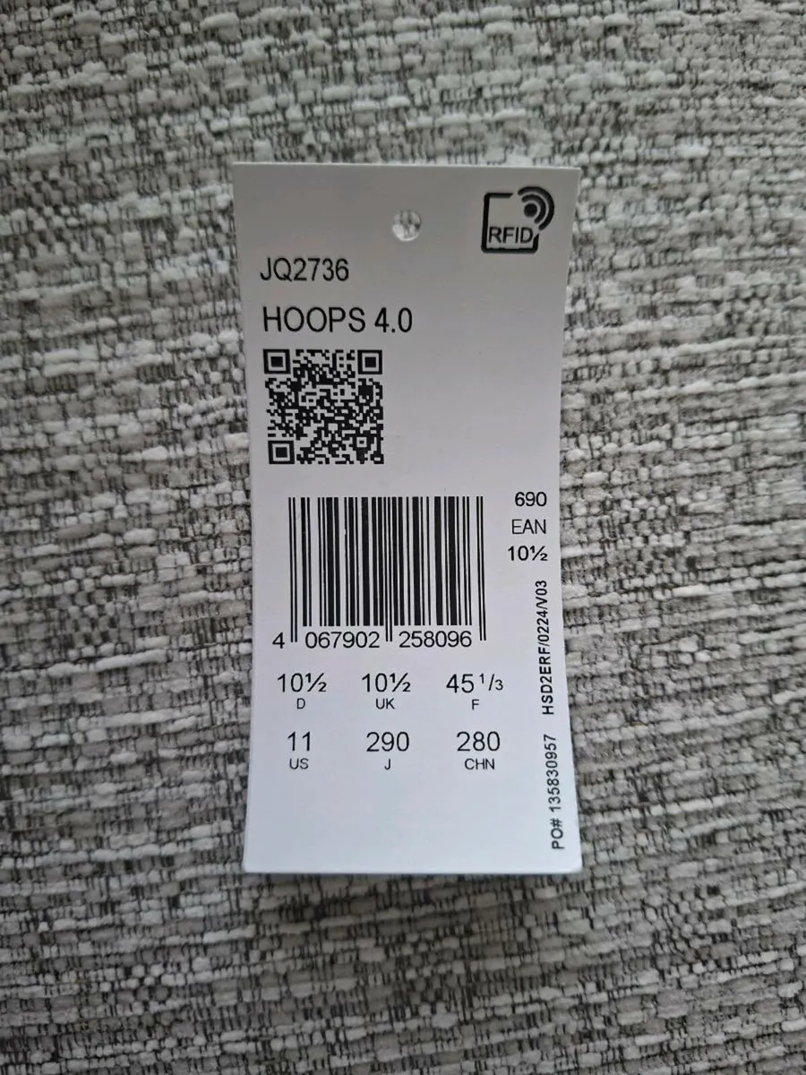 Adidas 4.0 Hoops Trainers - Image 3