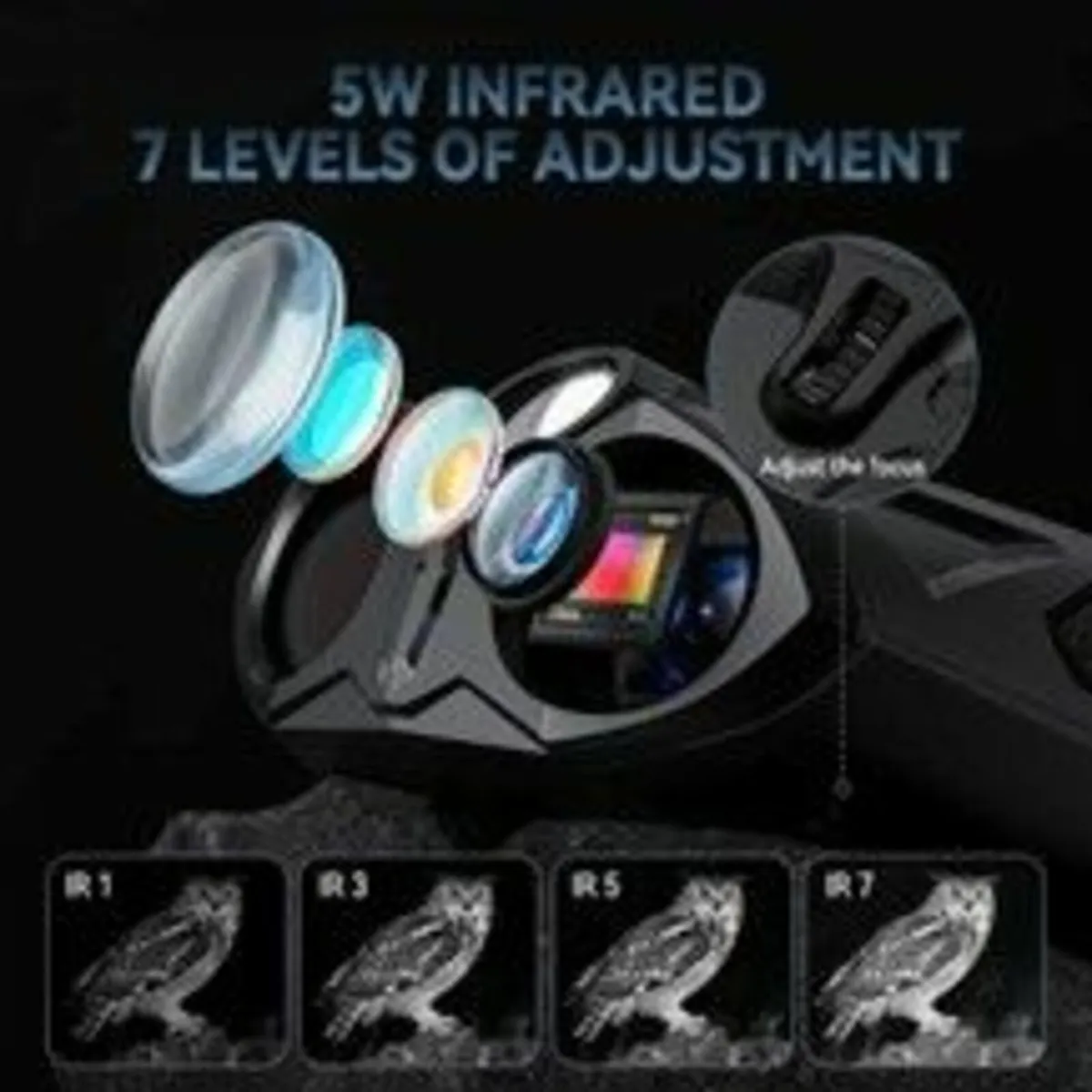 4.0'' Screen 4K Night Vision Binoculars 10X - Image 2