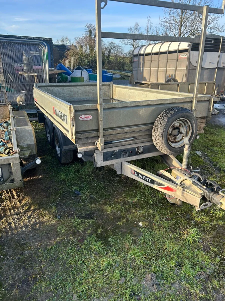 Nugent tipping trailer 10ft - Image 1