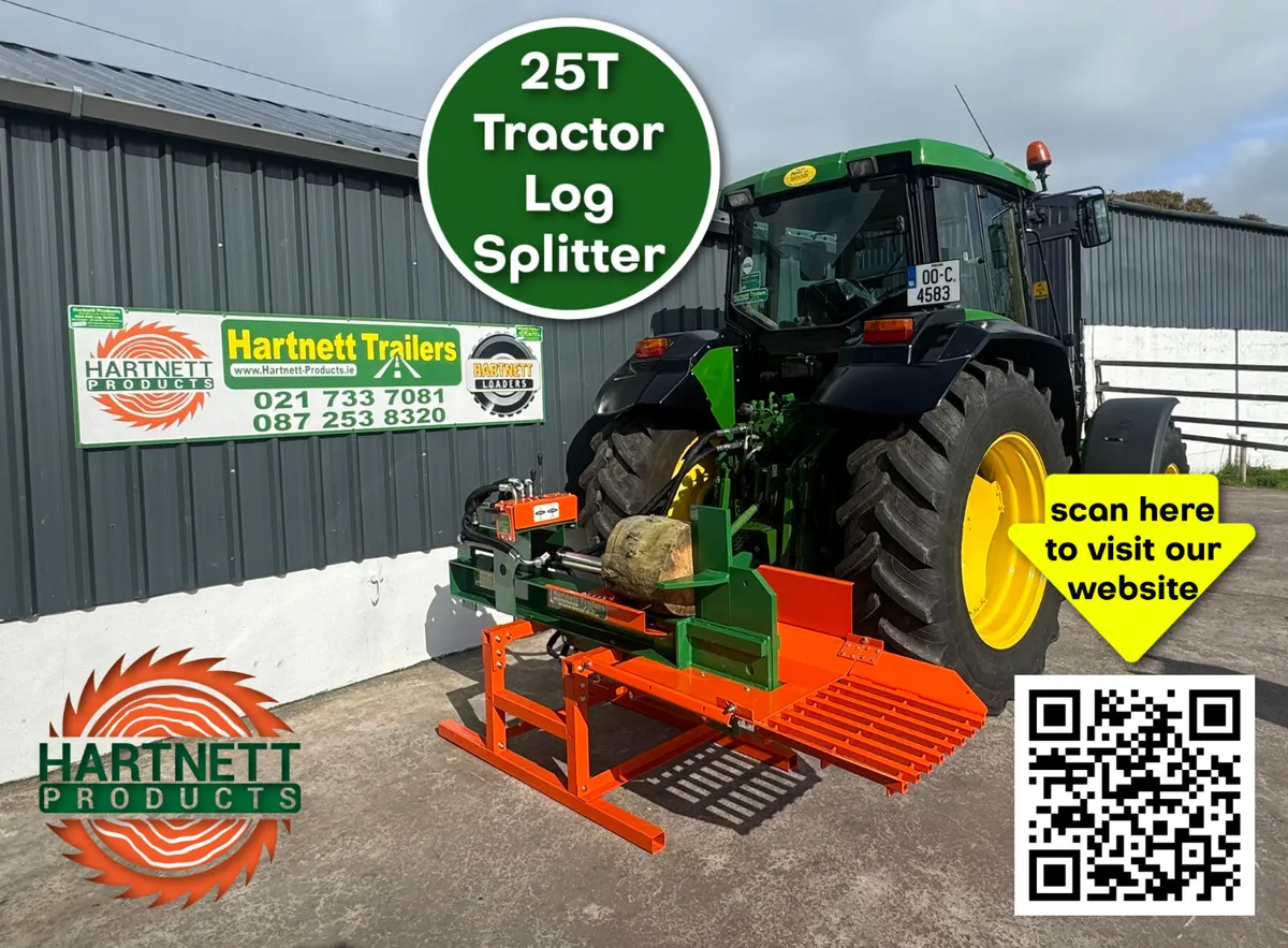Hartnett 25T Tractor Log Splitter - Image 1