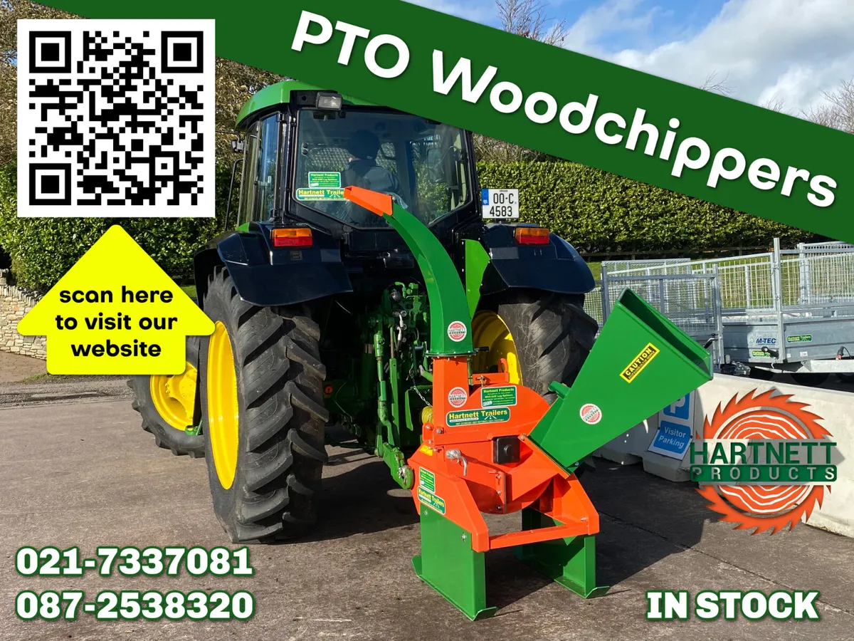 PTO Driven Wood Chippers TAMS Approved - Image 1