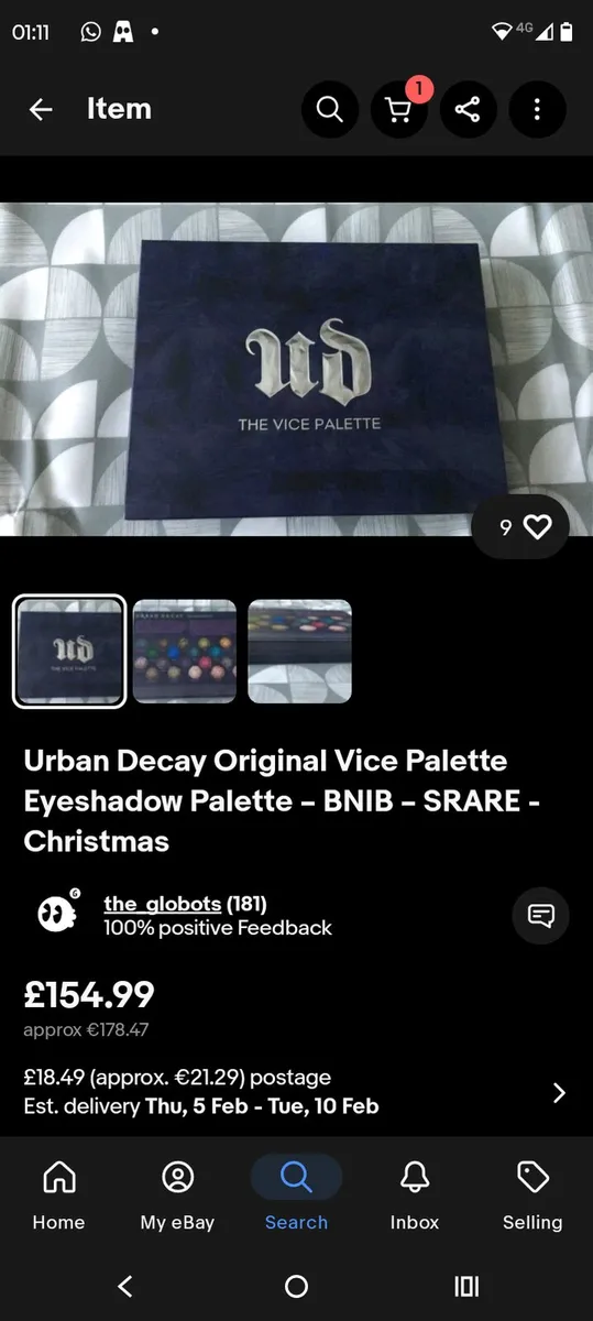 Urban decay The vice pallette - Image 1