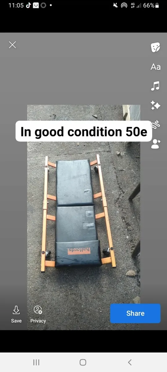 Service cart working perfect priced 50e - Image 1