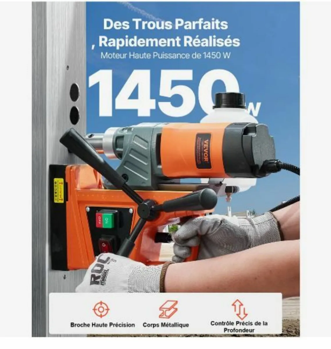 Magnetic Drill, 1450W Motor - Image 3