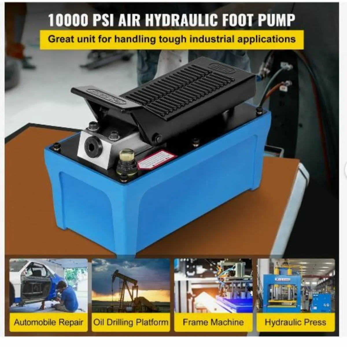 Air Hydraulic Pump Power Pack Unit 10,000 PSI - Image 1