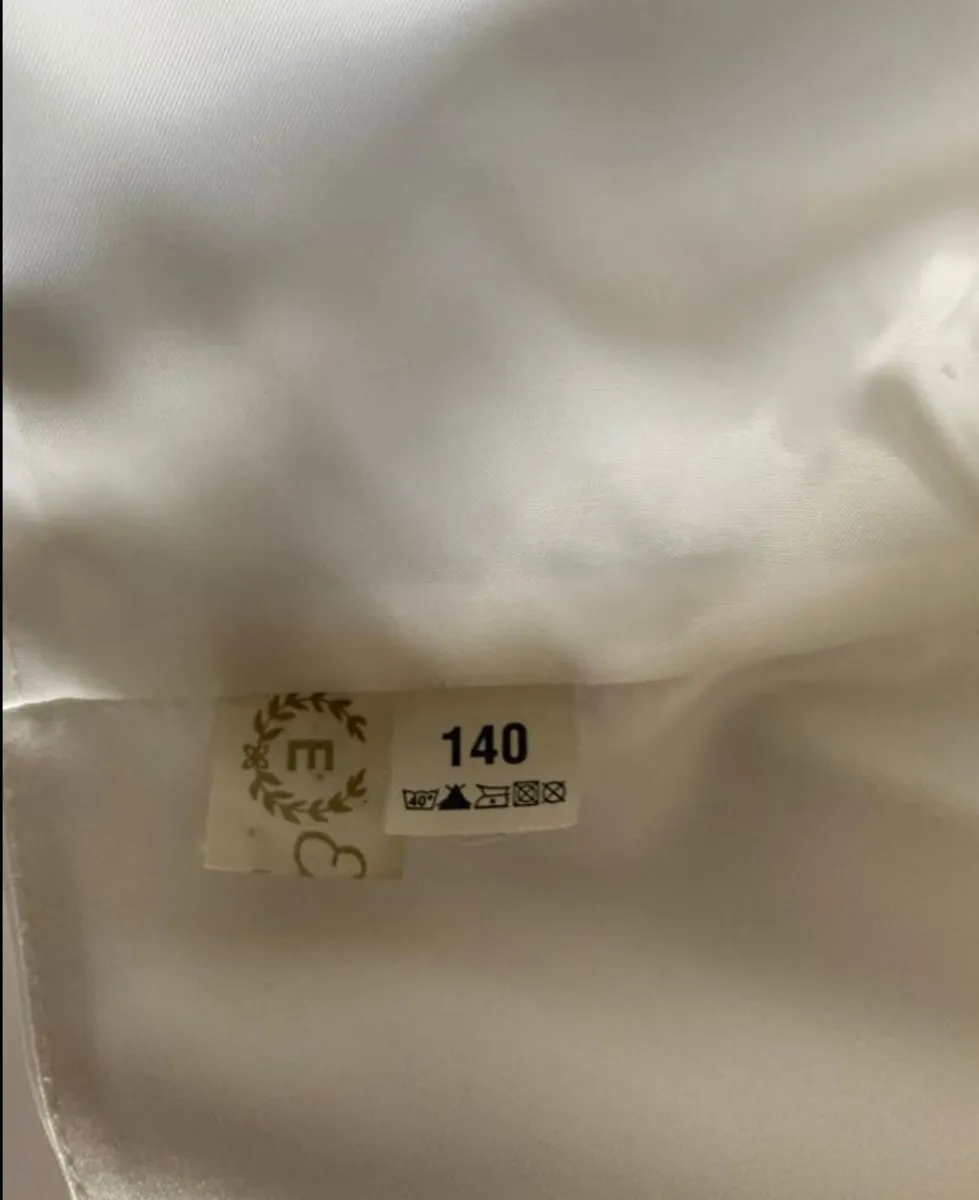 Girls First Holy Communion Satin Bolero - Image 2