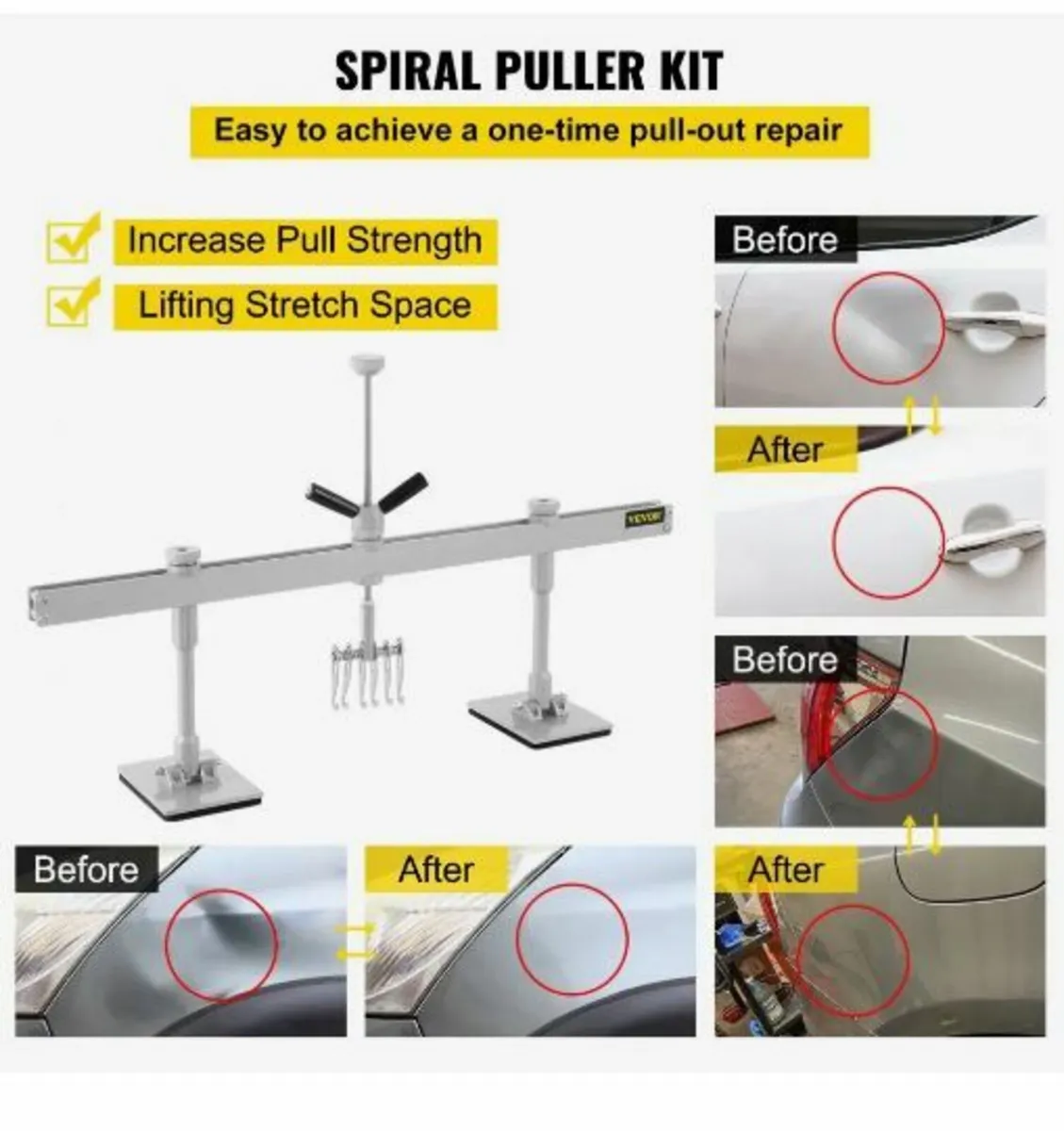 Car Dent Puller Kit, 85CM Dent Pull Lever - Image 4