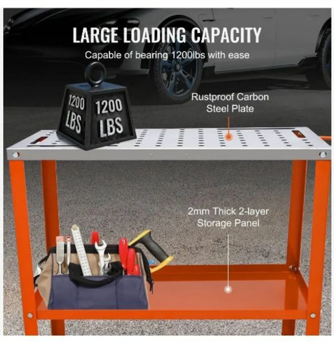 Welding Table 91.4 cm x 45.7 cm - Image 3