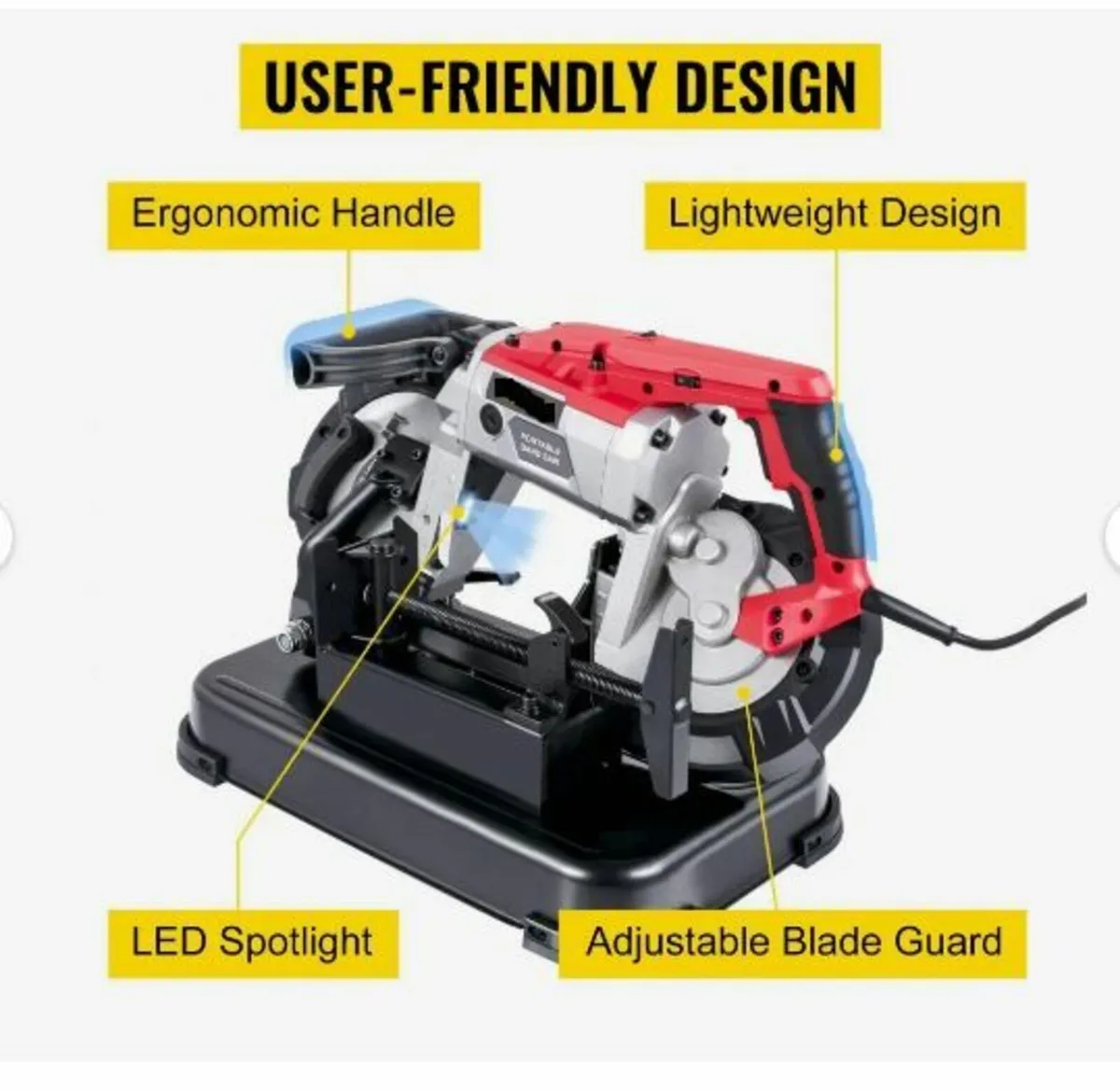 Portable Band Saw, 127 mm x 127 mm Cutting - Image 4