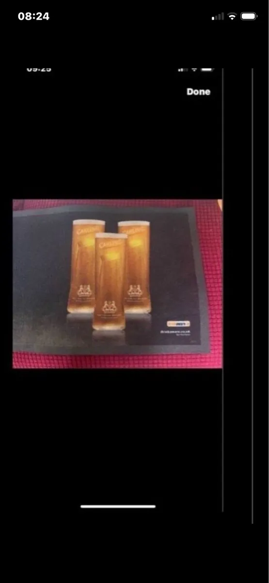 Large Carling bar Runner/ Drip Mat - Image 1