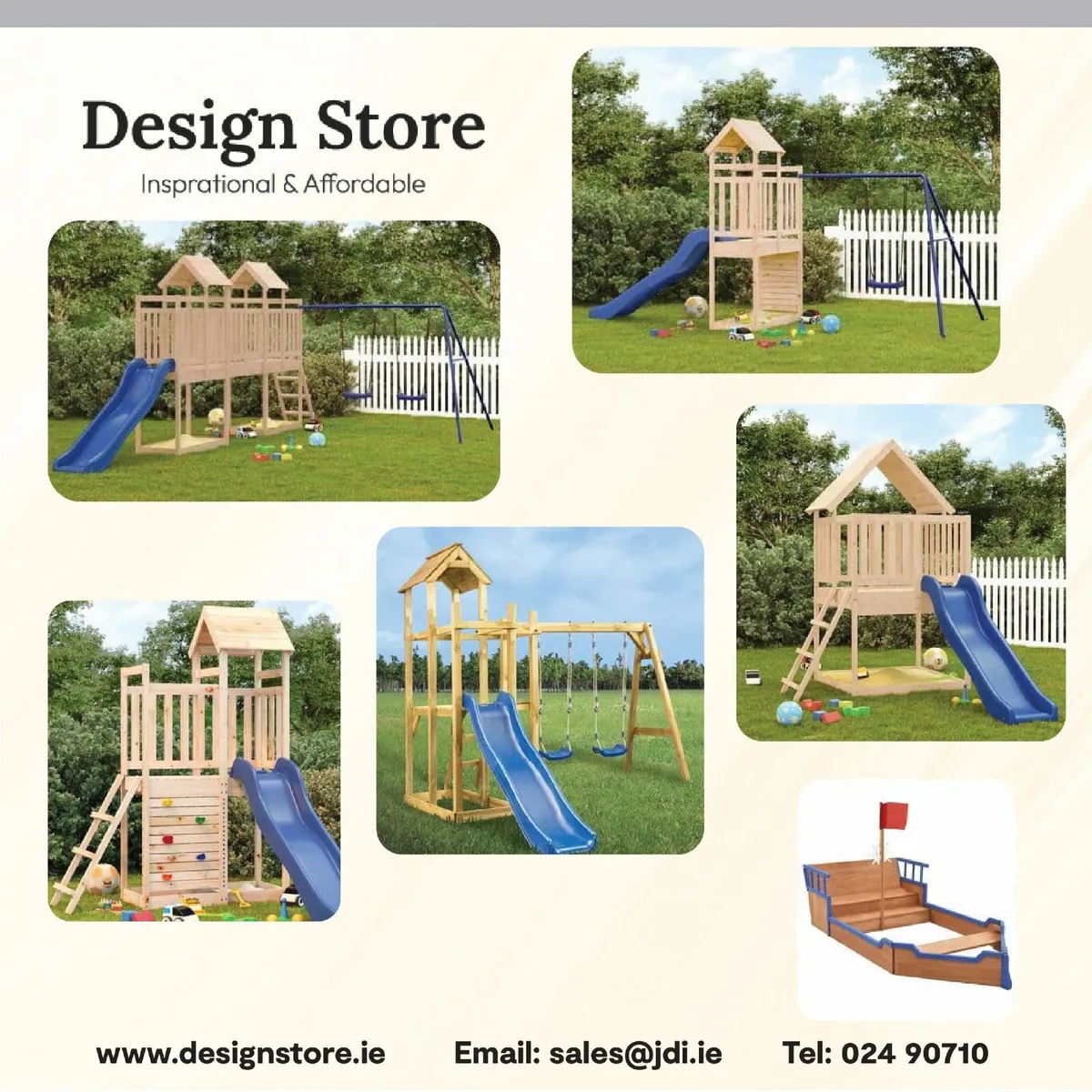 Swings , Slides & Towers