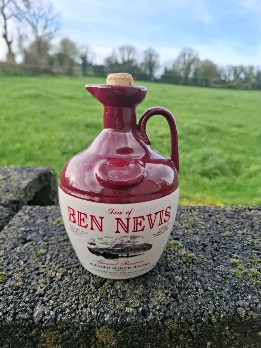 Ben nevis whiskey bottle