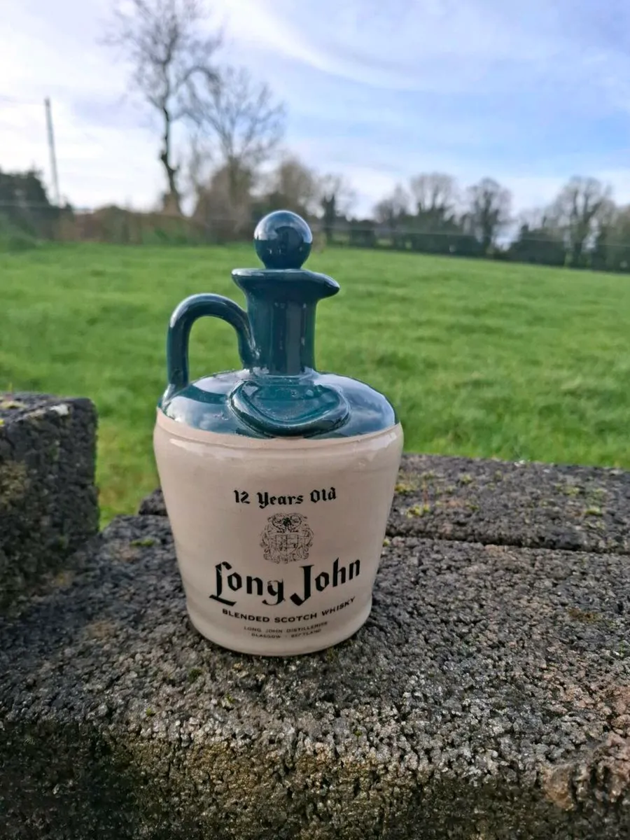 Long john whiskey bottle