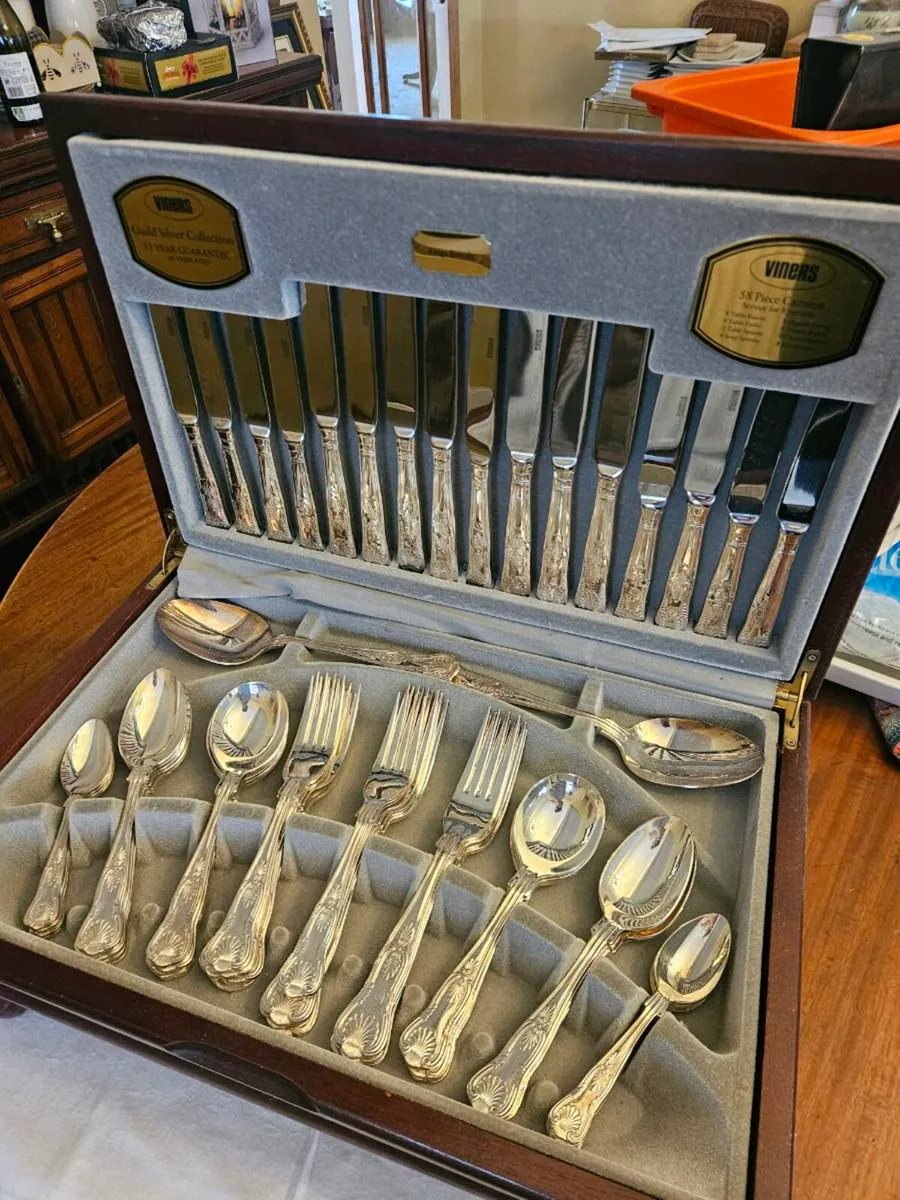 Viners Guild Silver Collection 58 Piece King Royal - Image 3