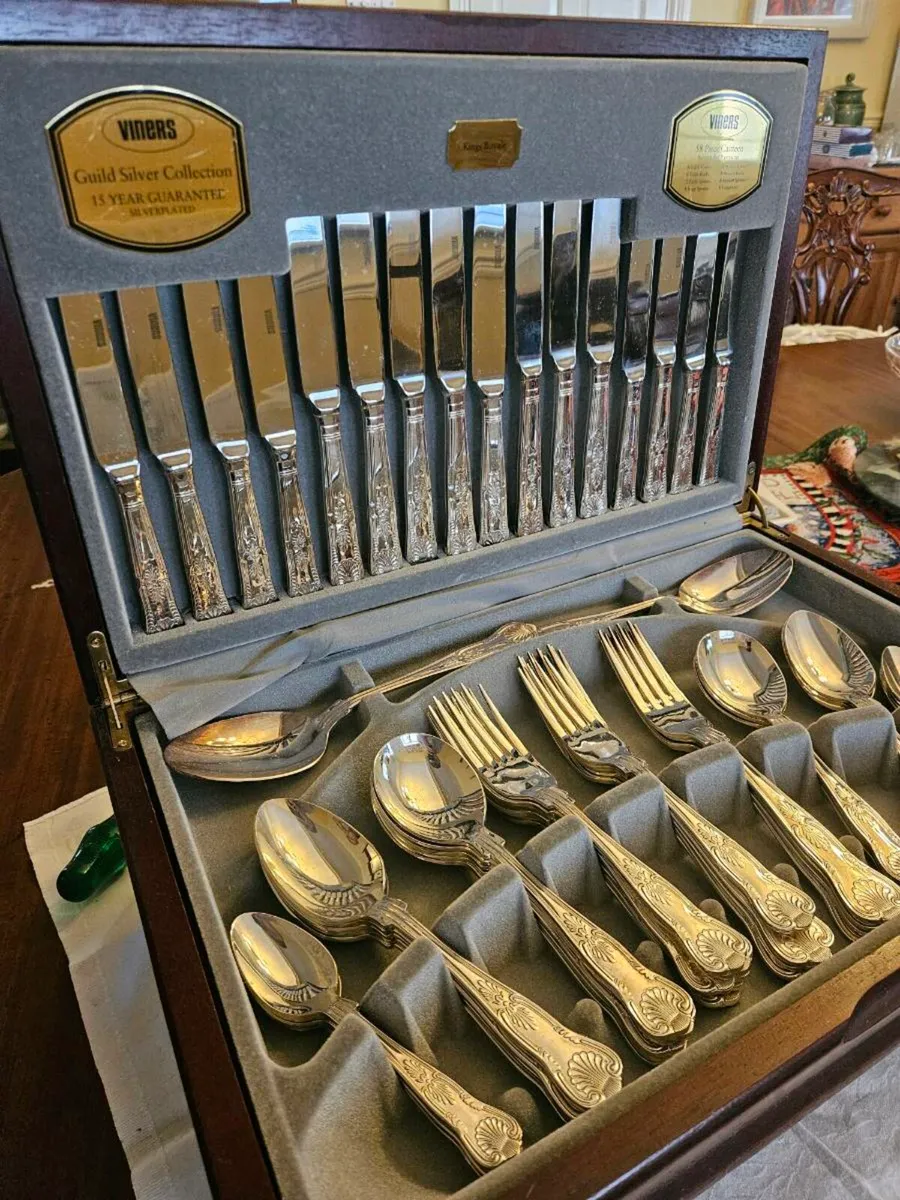 Viners Guild Silver Collection 58 Piece King Royal - Image 4