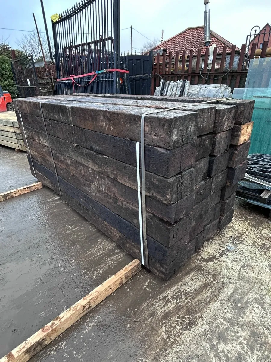 Grade A Railway sleepers - Image 2