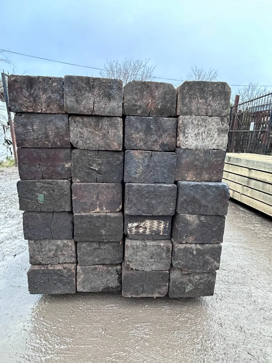 Grade A Railway sleepers - Image 4