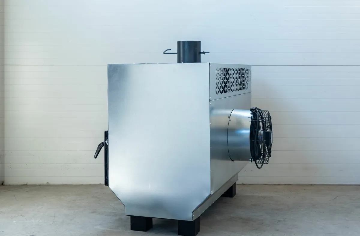 NG50 KW air heater for wood up to 1000 m2. - Image 2