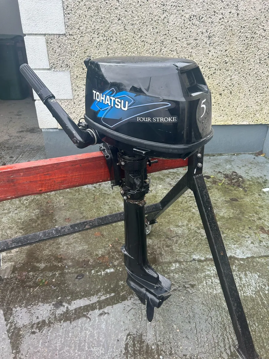 Tohatsu 5hp 4 Stroke Outboard Engine Long Shaft - Image 2