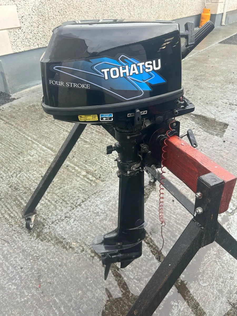 Tohatsu 5hp 4 Stroke Outboard Engine Long Shaft - Image 3